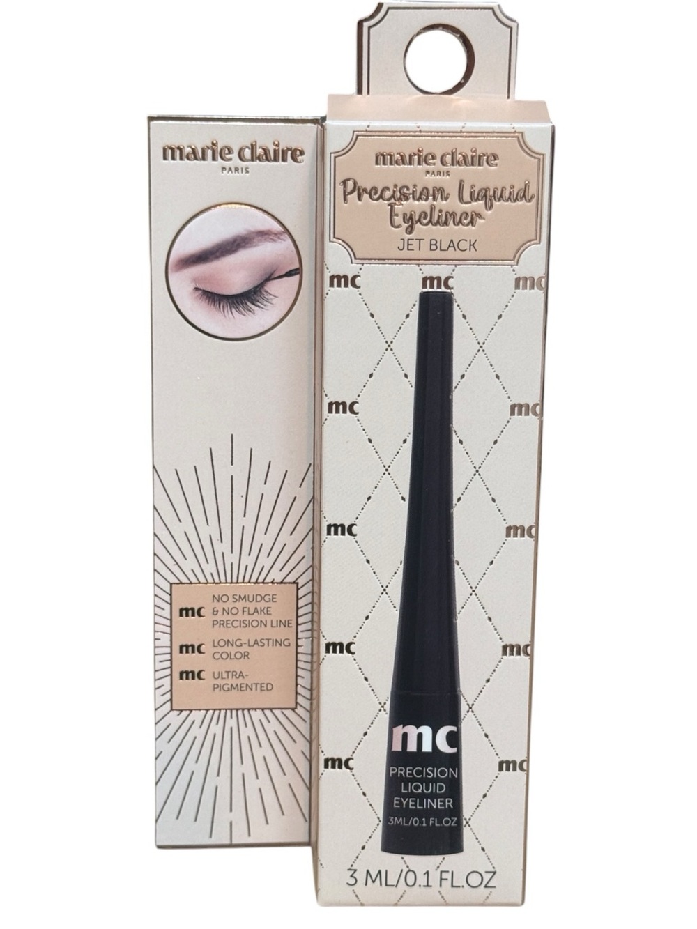 Marie Claire Paris Precision Liquid Eyeliner in Jet Black NWT
